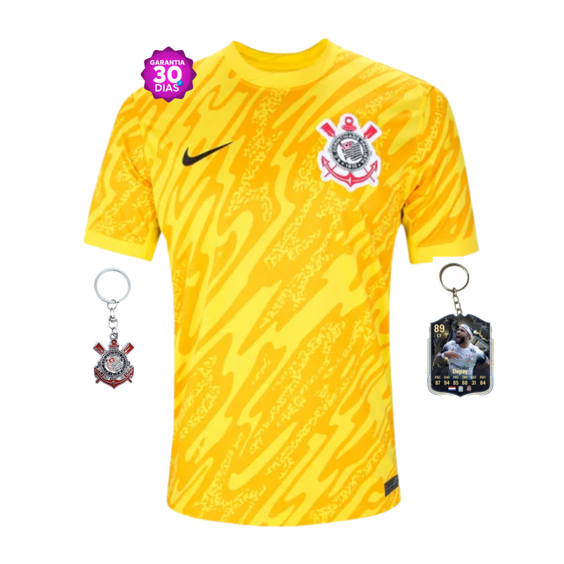 Camisola Goleiro Corinthians 2024/25 - Nike Amarelo